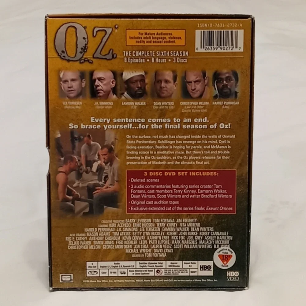 OZ DVD Complete Set Seasons 1-6 - Picture 14 of 16
